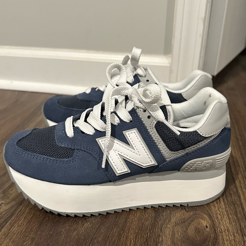 New Balance 574+ (platforms)